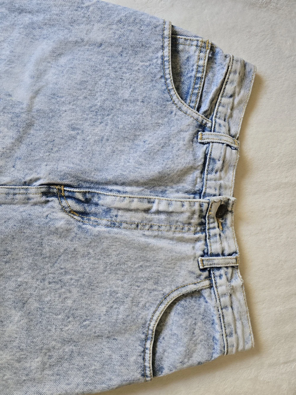 Guess by GUESS Light Wash Denim Skirt - Light Blue